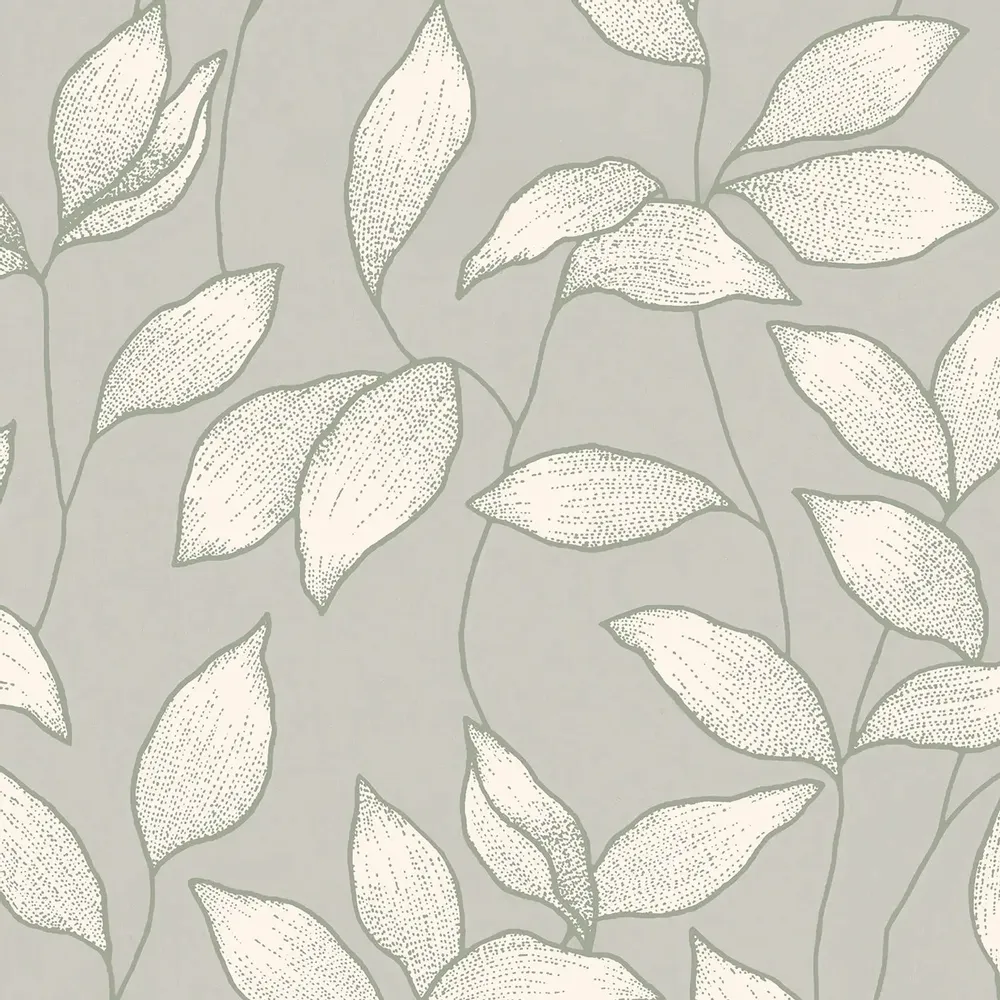 Tapestries - Panoramic wallpaper Leaves - LE PAPIERS DE NINON