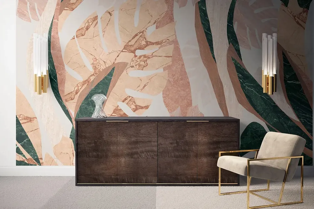 Tapestries - Luxuriance panoramic wallpaper - LE PAPIERS DE NINON