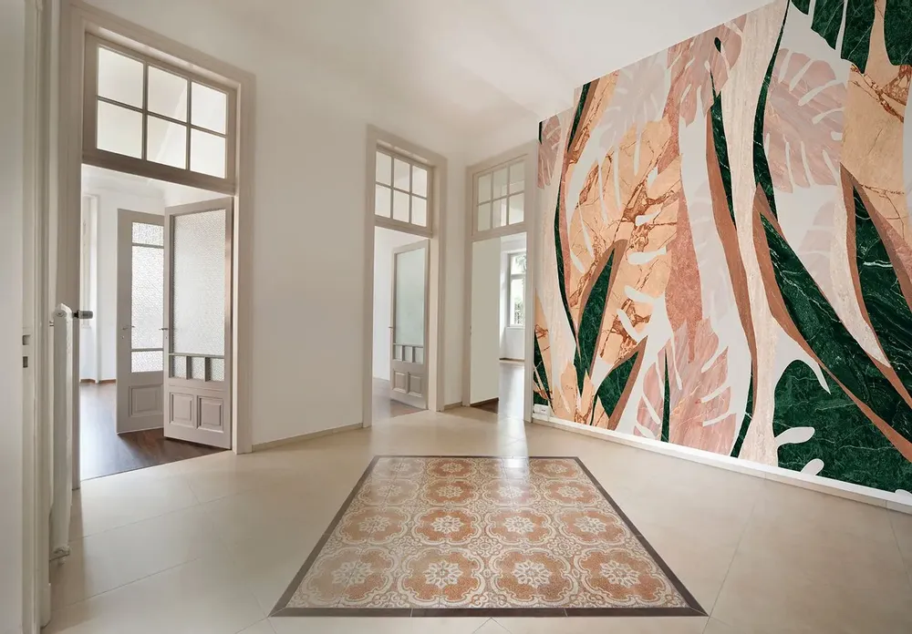 Tapestries - Luxuriance panoramic wallpaper - LE PAPIERS DE NINON