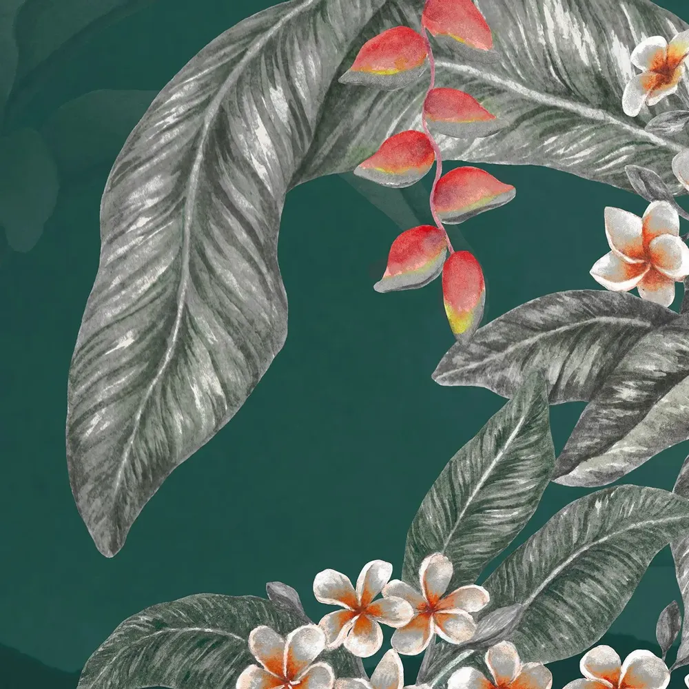 Tapisseries - Papier peint panoramique Balade Tropicale Nocturne - XL - LE PAPIERS DE NINON