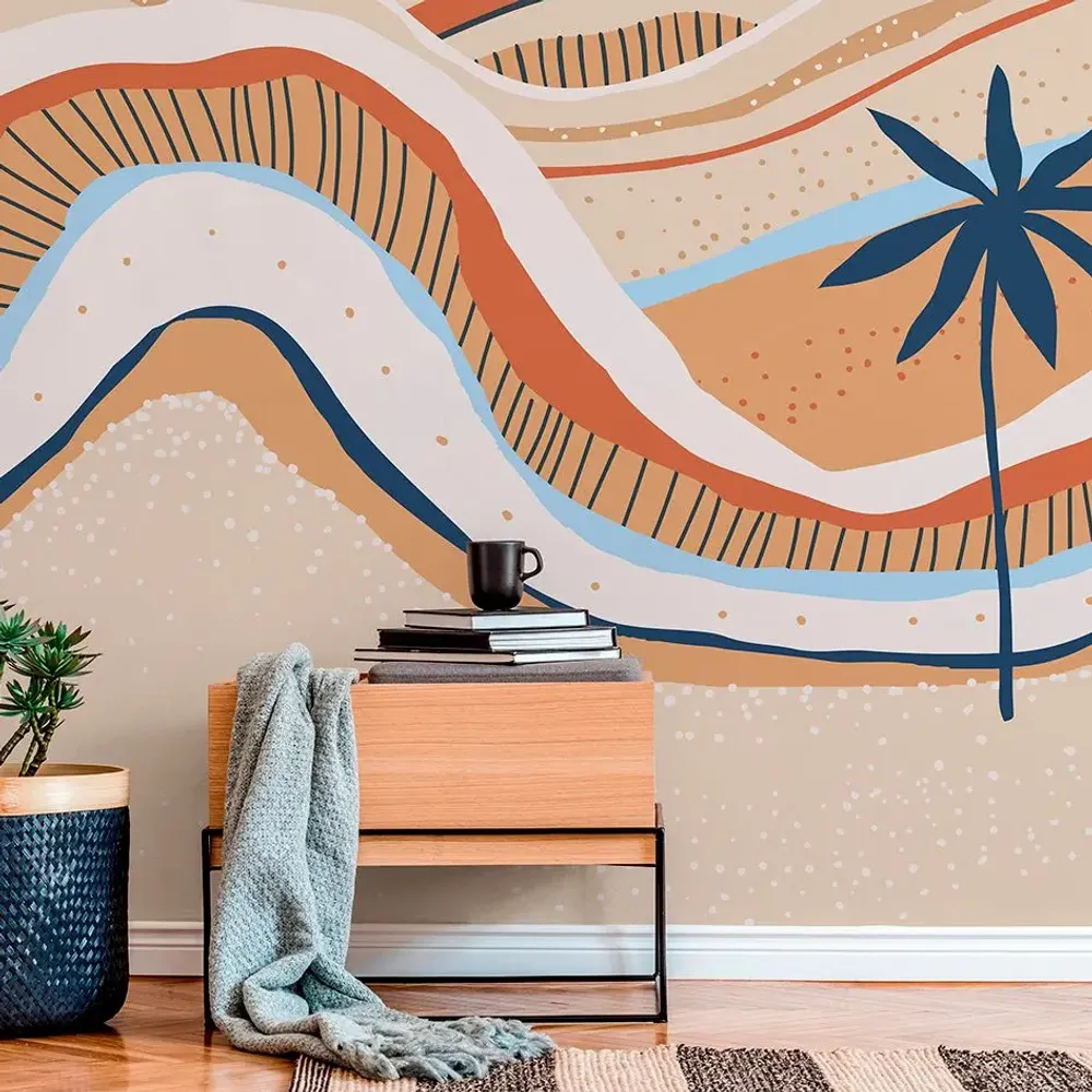 Tapisseries - Papier peint panoramique Oasis - A - LE PAPIERS DE NINON