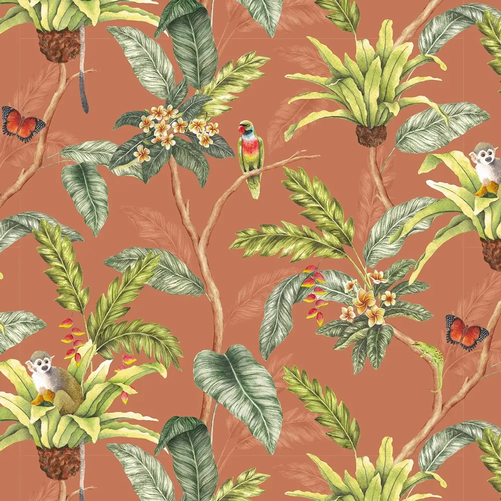 Tapisseries - Papier peint panoramique Fugue Tropicale - LE PAPIERS DE NINON