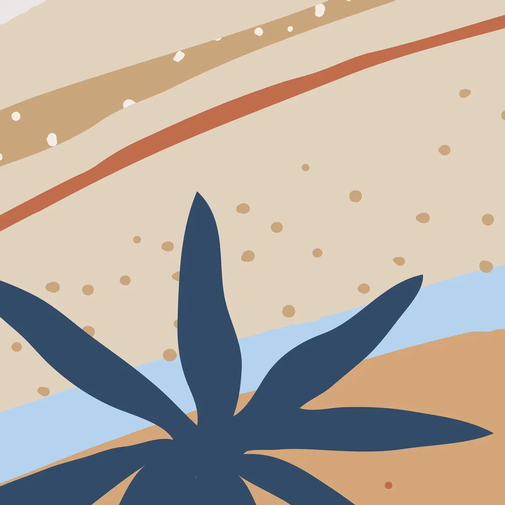 Tapestries - Oasis Panoramic Wallpaper - B - LE PAPIERS DE NINON