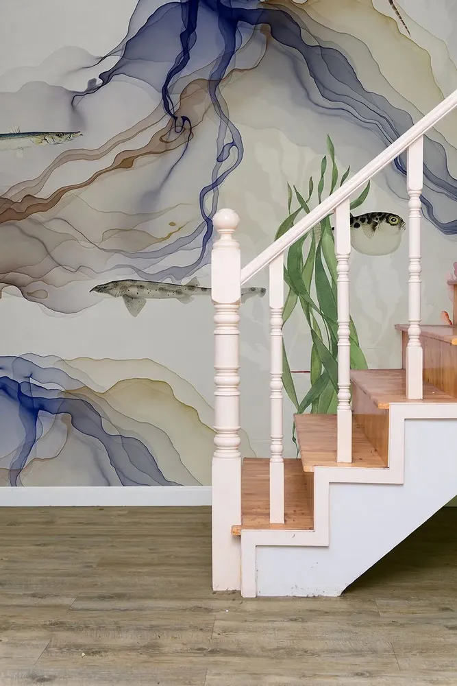 Tapestries - Abysse panoramic wallpaper - LE PAPIERS DE NINON