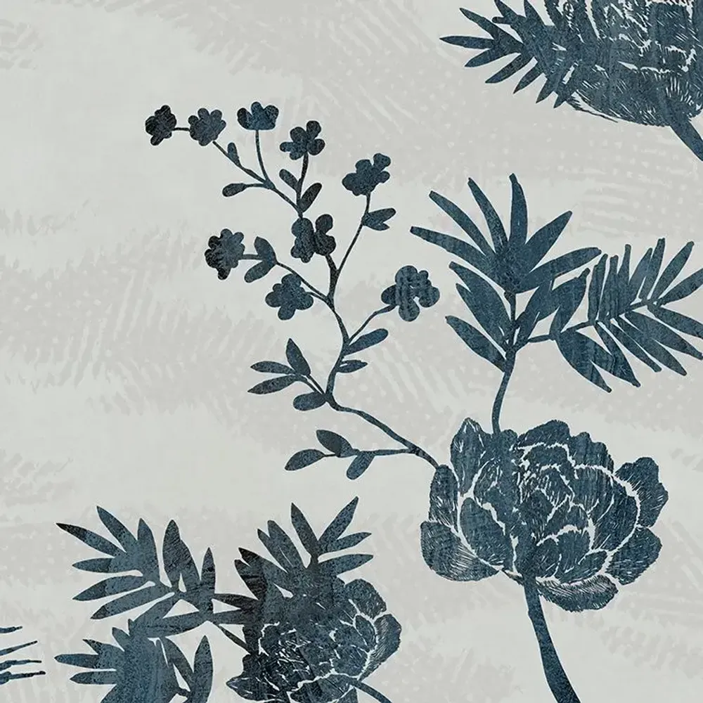 Tapisseries - Papier peint panoramique Margaret Bleu - LE PAPIERS DE NINON