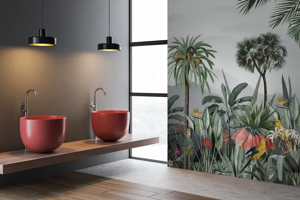 Tapisseries - Papier peint panoramique Orage À Bali - LE PAPIERS DE NINON