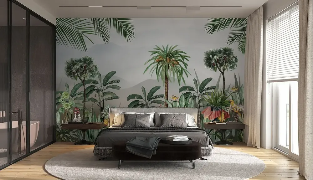 Tapisseries - Papier peint panoramique Bali - LE PAPIERS DE NINON