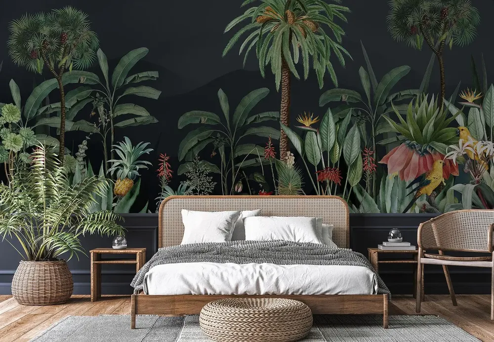 Tapisseries - Papier peint panoramique Nuit À Bali - LE PAPIERS DE NINON