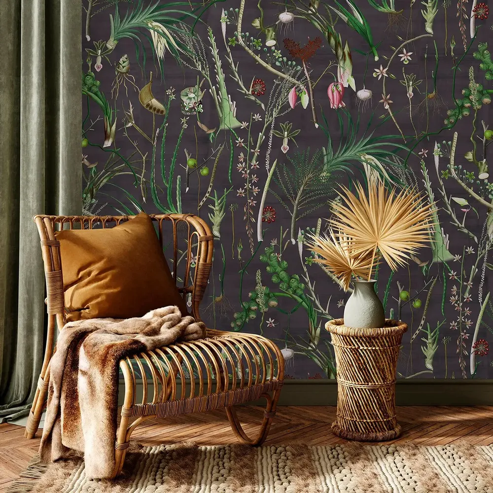 Tapisseries - Papier peint panoramique Lusso Botanico - LE PAPIERS DE NINON