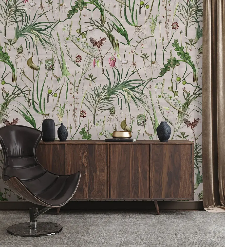 Tapisseries - Papier peint panoramique Lusso Botanico - LE PAPIERS DE NINON