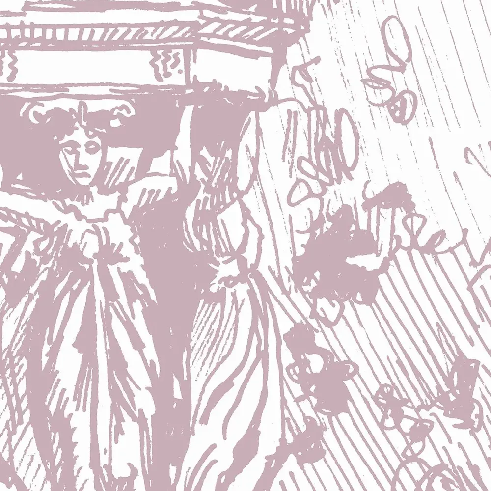 Tapisseries - Papier peint panoramique Jardin Des Plantes - LE PAPIERS DE NINON