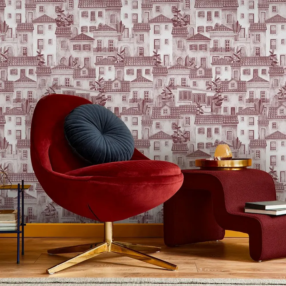 Tapisseries - Papier peint panoramique Casinha - LE PAPIERS DE NINON