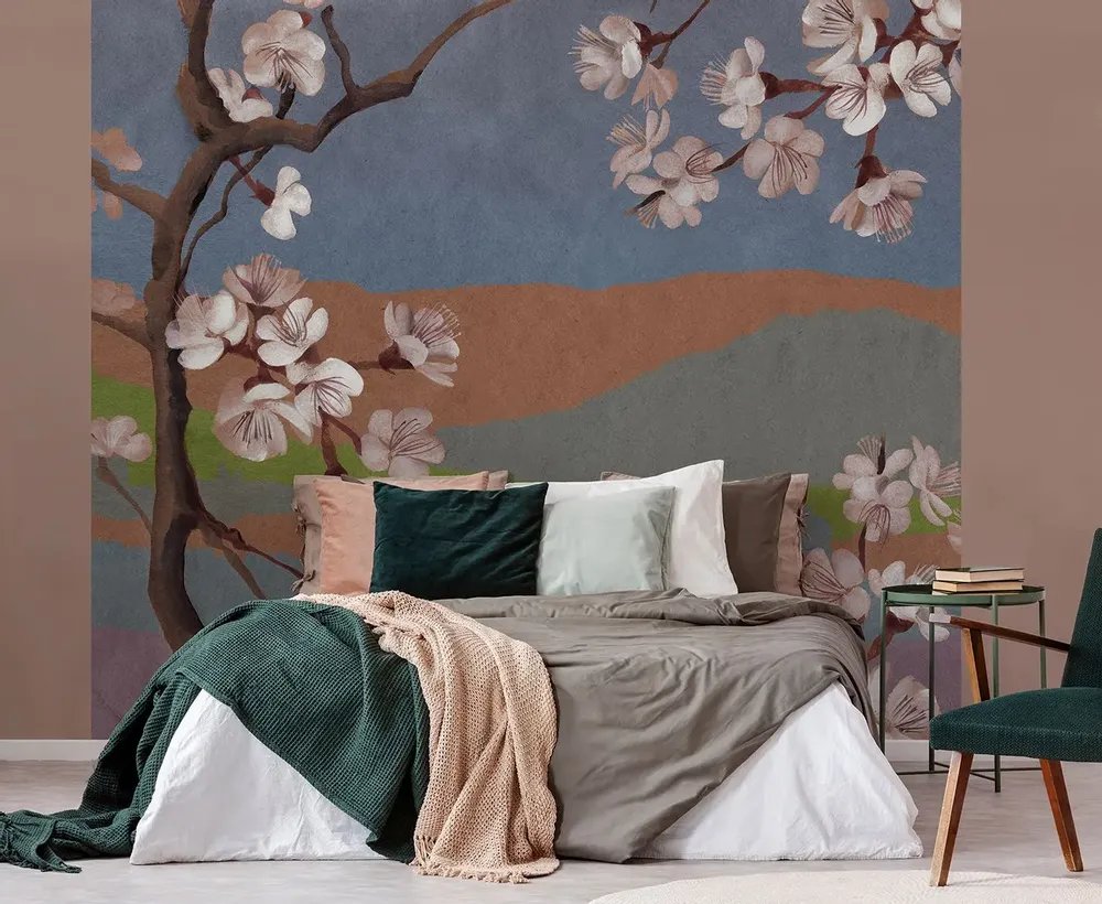 Tapisseries - Papier peint panoramique Sakura - LE PAPIERS DE NINON