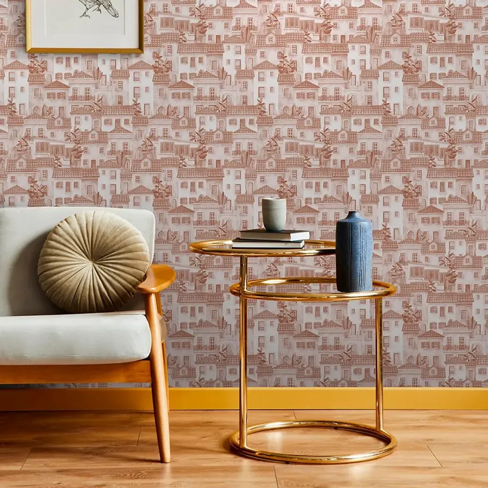 Tapestries - Casinha panoramic wallpaper - LE PAPIERS DE NINON