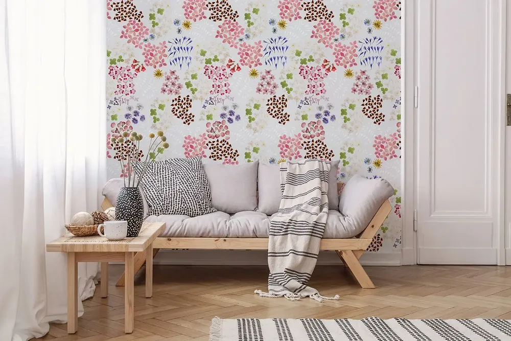 Tapisseries - Papier peint panoramique Medley - LE PAPIERS DE NINON