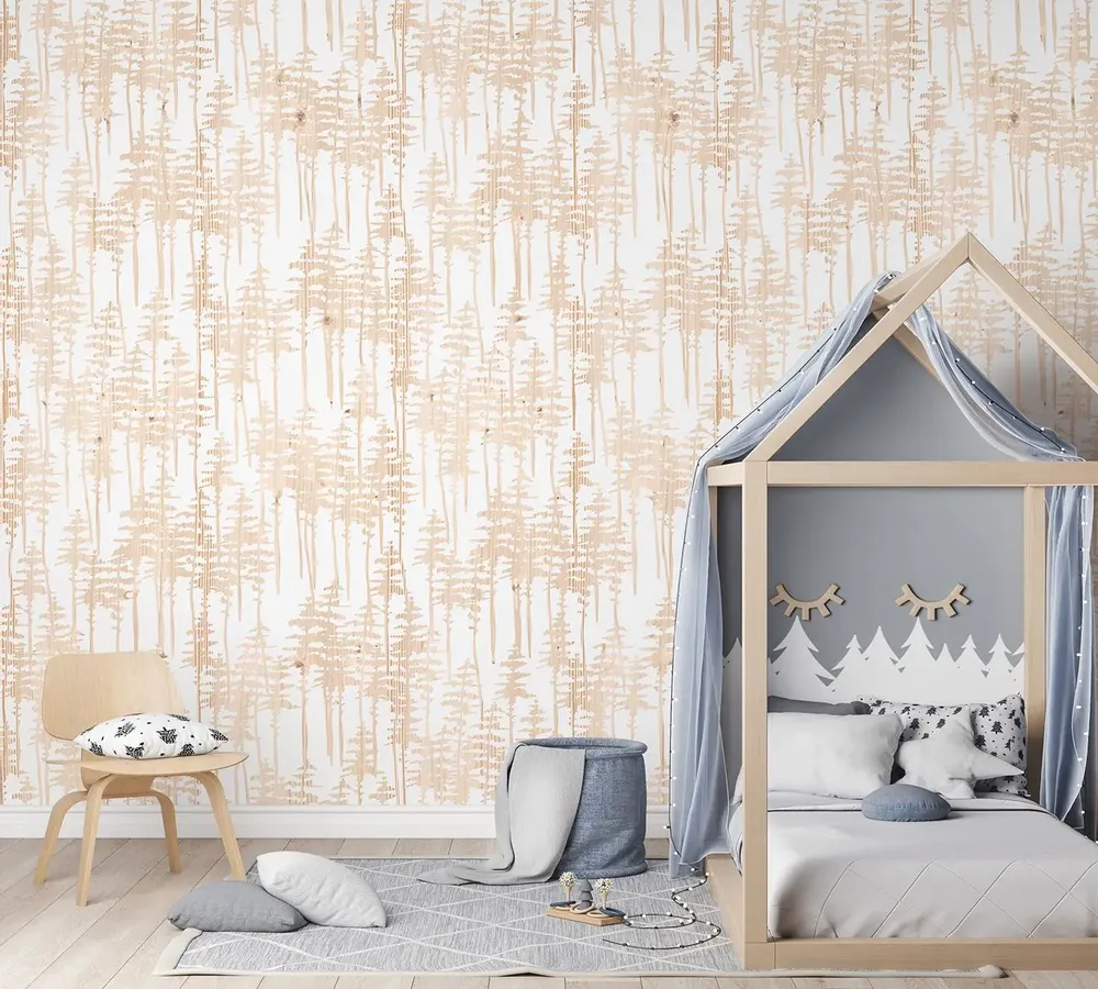 Tapisseries - Papier peint panoramique Epicéa - LE PAPIERS DE NINON