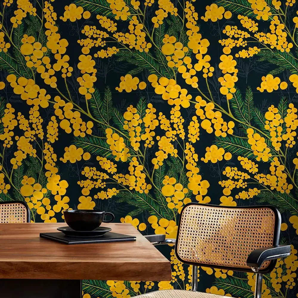 Tapisseries - Papier peint panoramique Mimosa - LE PAPIERS DE NINON