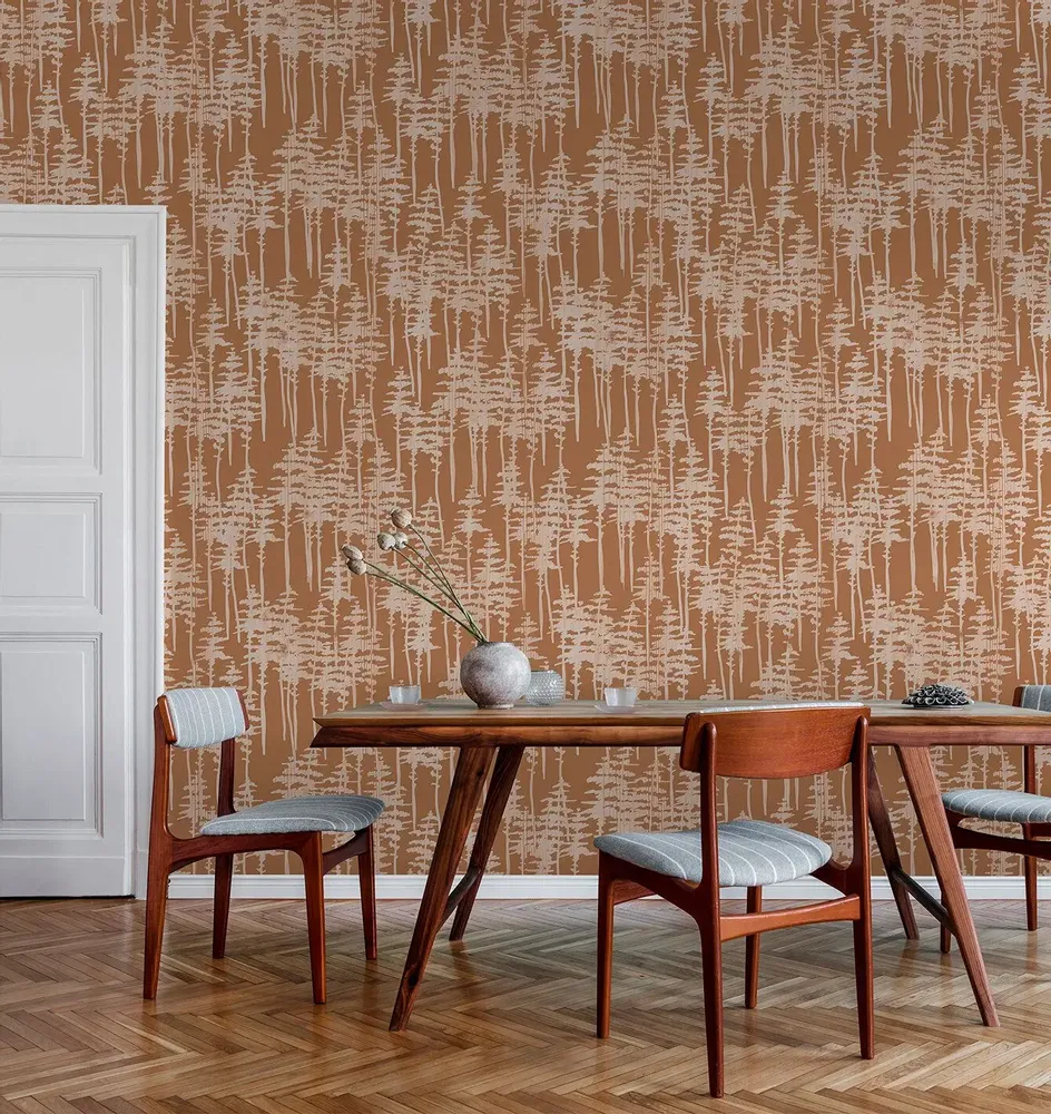 Tapestries - Spruce panoramic wallpaper - LE PAPIERS DE NINON