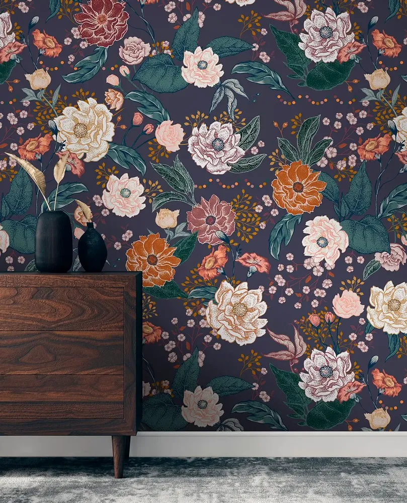 Tapestries - Hortense panoramic wallpaper - LE PAPIERS DE NINON