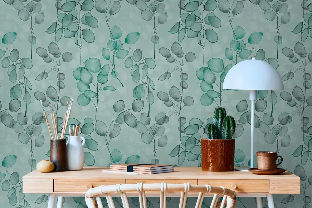 Tapestries - Honesty panoramic wallpaper - LE PAPIERS DE NINON