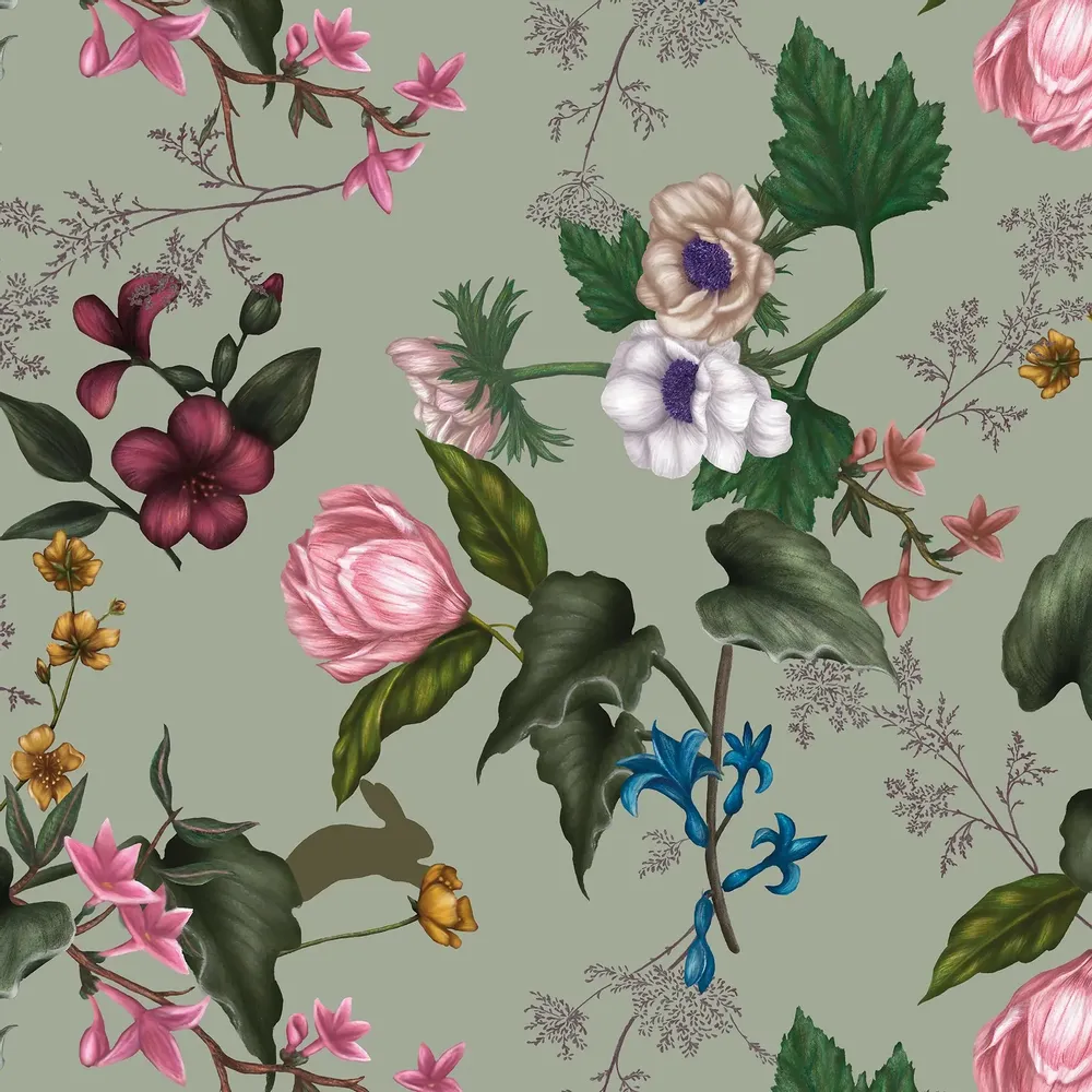 Tapisseries - Papier peint panoramique Kitch Forestier - LE PAPIERS DE NINON