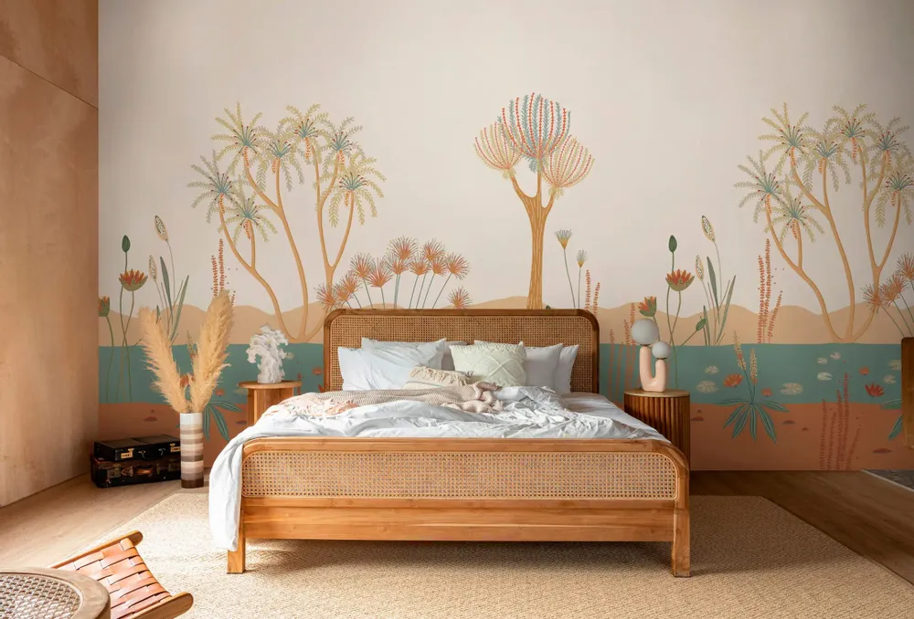 Tapestries - Panoramic wallpaper Along the Nile - LE PAPIERS DE NINON