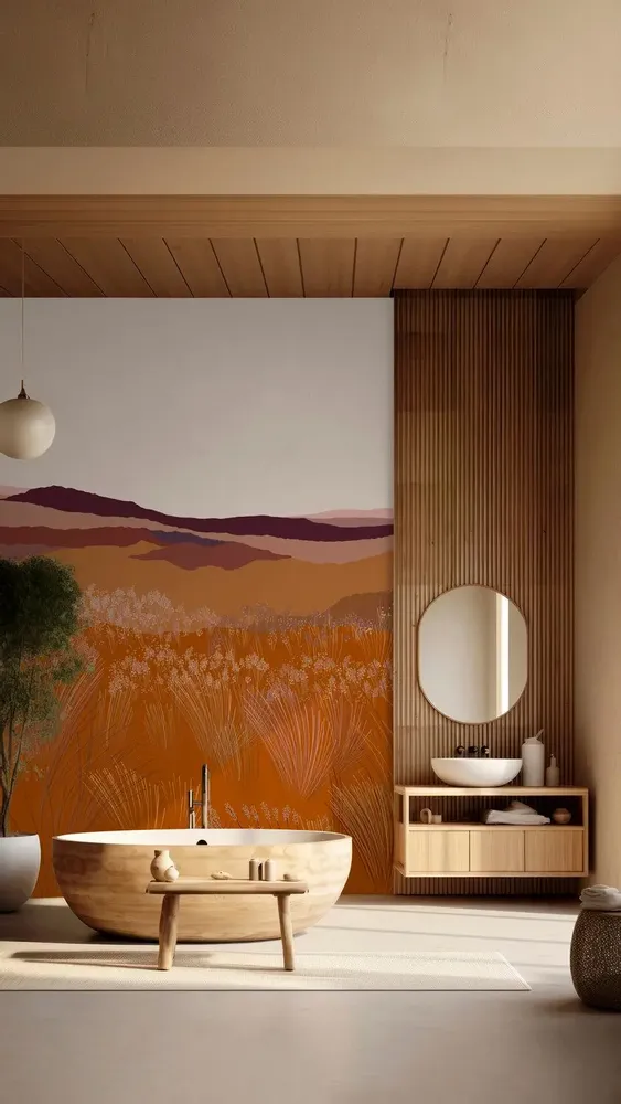 Tapestries - Horizon panoramic wallpaper - LE PAPIERS DE NINON