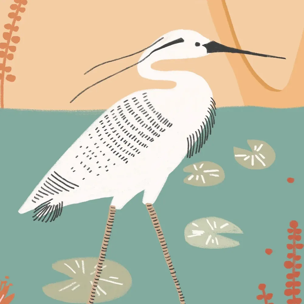 Tapestries - Panoramic wallpaper Wildlife along the Nile - LE PAPIERS DE NINON