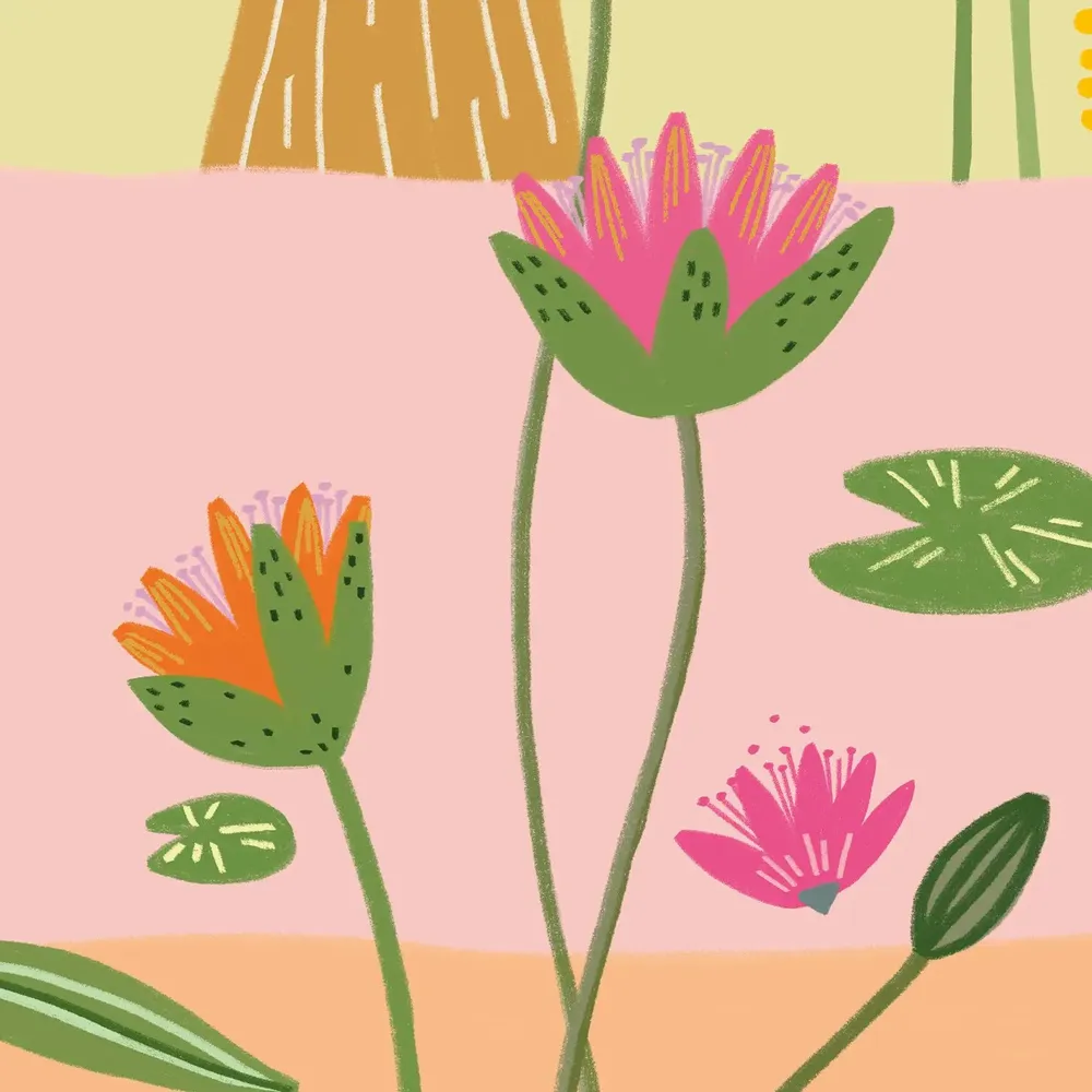 Tapisseries - Papier peint panoramique Le long du Nil - LE PAPIERS DE NINON