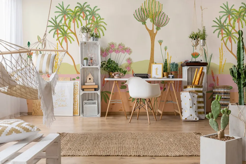 Tapisseries - Papier peint panoramique Le long du Nil - LE PAPIERS DE NINON