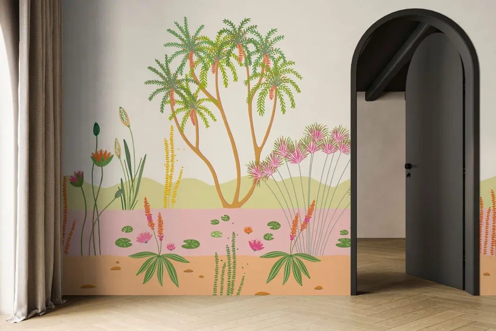 Tapisseries - Papier peint panoramique Le long du Nil - LE PAPIERS DE NINON