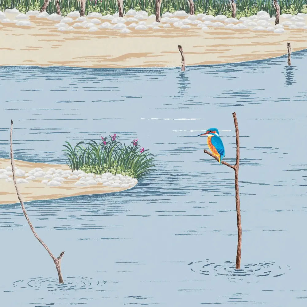 Tapisseries - Papier peint panoramique Loire sauvage XL - LE PAPIERS DE NINON