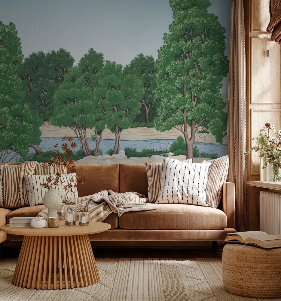 Tapisseries - Papier peint panoramique Loire sauvage XL - LE PAPIERS DE NINON