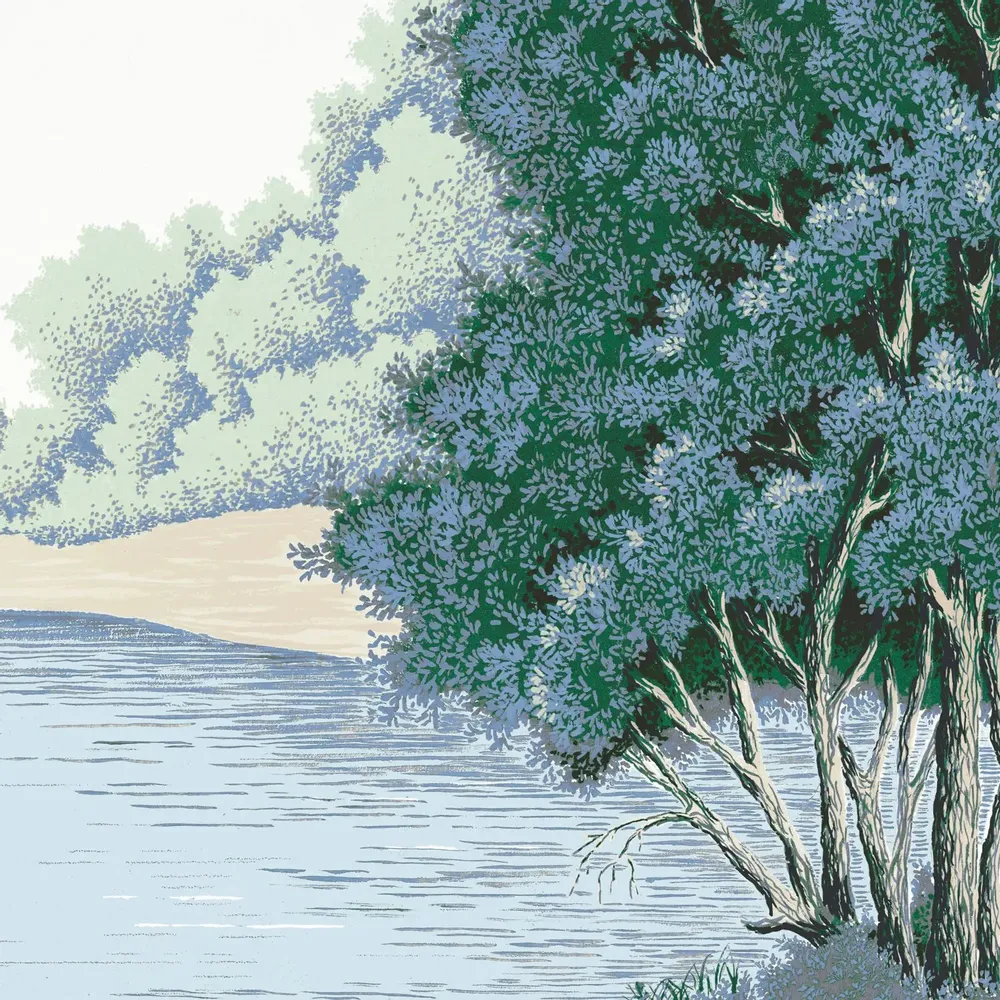 Tapisseries - Papier peint panoramique Loire éphémère L - LE PAPIERS DE NINON