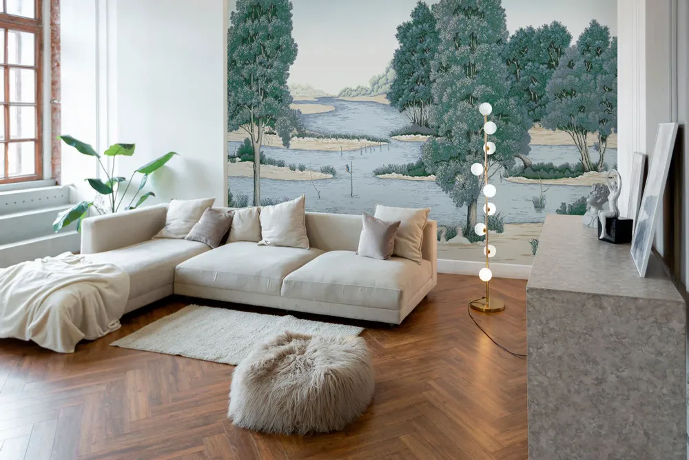 Tapisseries - Papier peint panoramique Loire éphémère L - LE PAPIERS DE NINON