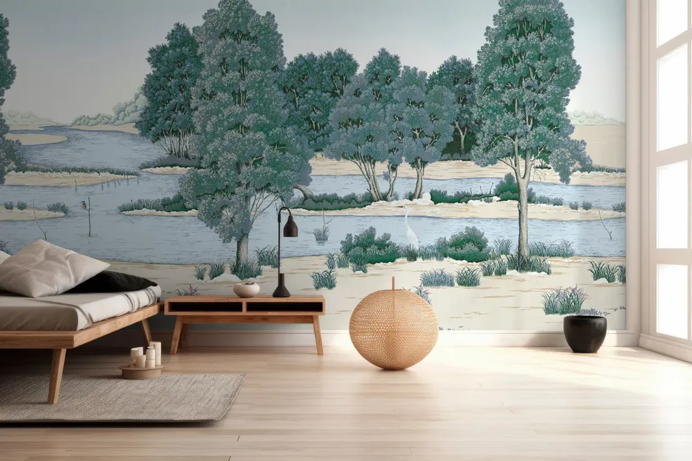 Tapisseries - Papier peint panoramique Loire éphémère L - LE PAPIERS DE NINON