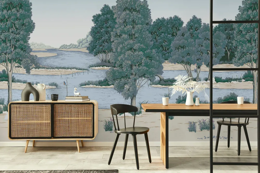 Tapisseries - Papier peint panoramique Loire éphémère XL - LE PAPIERS DE NINON