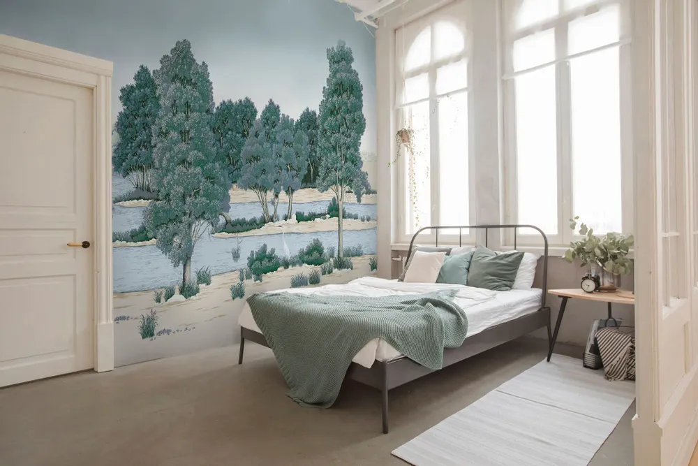 Tapisseries - Papier peint panoramique Loire éphémère XL - LE PAPIERS DE NINON