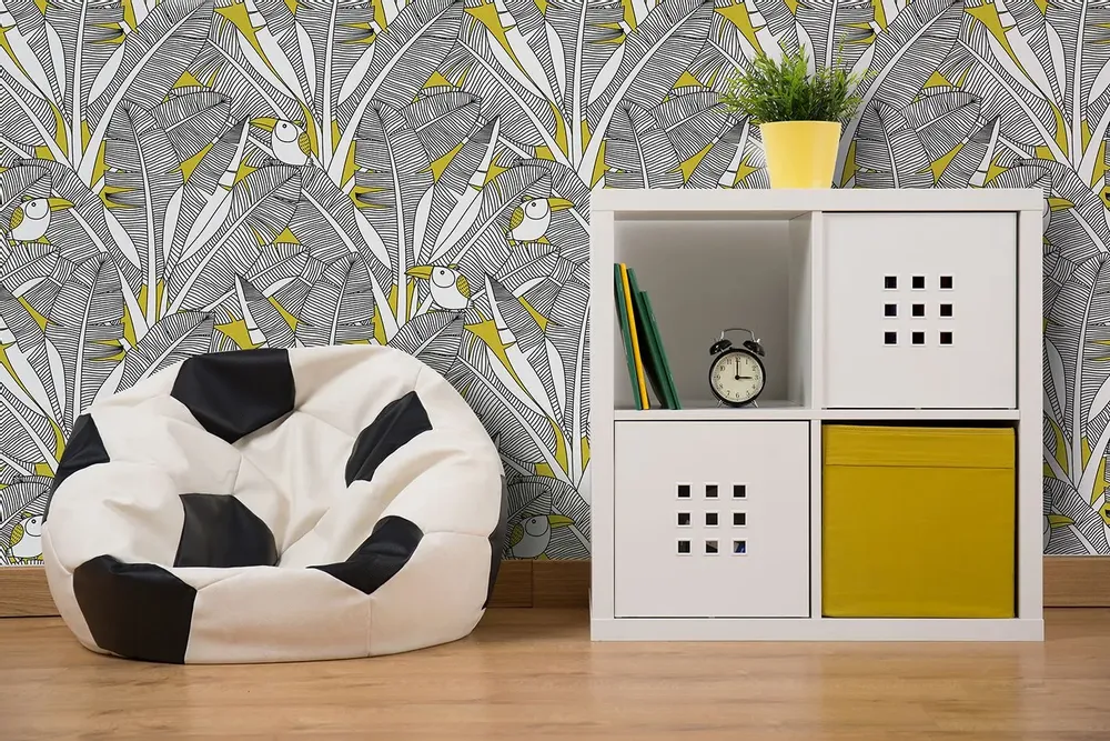 Tapestries - Palmito panoramic wallpaper - LE PAPIERS DE NINON