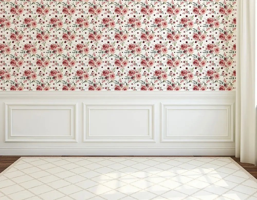 Tapisseries - Papier peint panoramique Rosaria - LE PAPIERS DE NINON