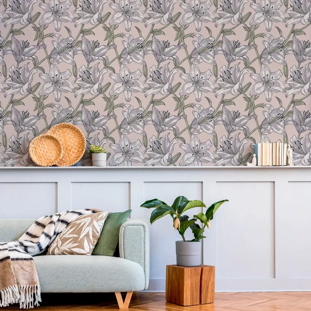 Tapisseries - Papier peint panoramique Lysiane - LE PAPIERS DE NINON