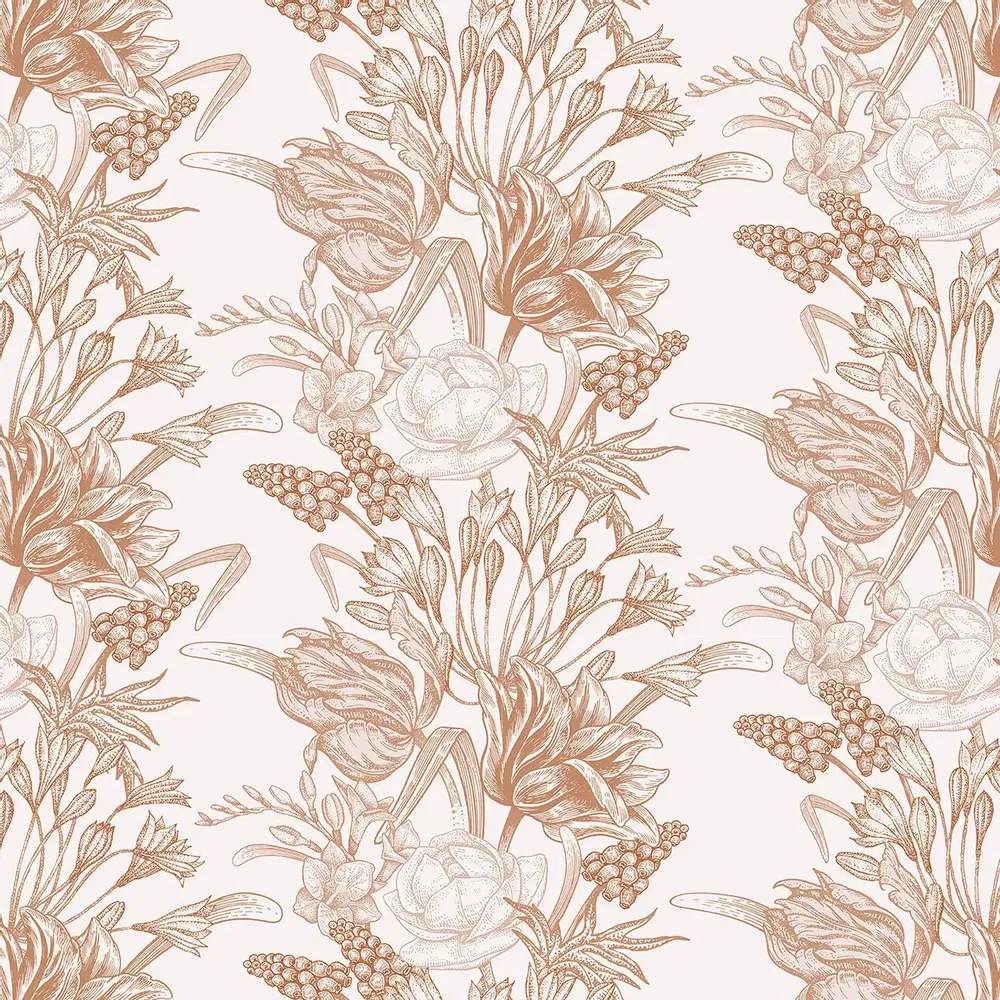 Tapisseries - Papier peint panoramique Muscari - LE PAPIERS DE NINON