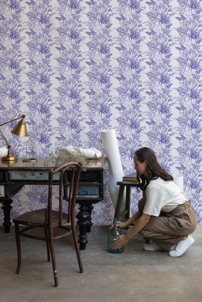 Tapisseries - Papier peint panoramique Muscari - LE PAPIERS DE NINON