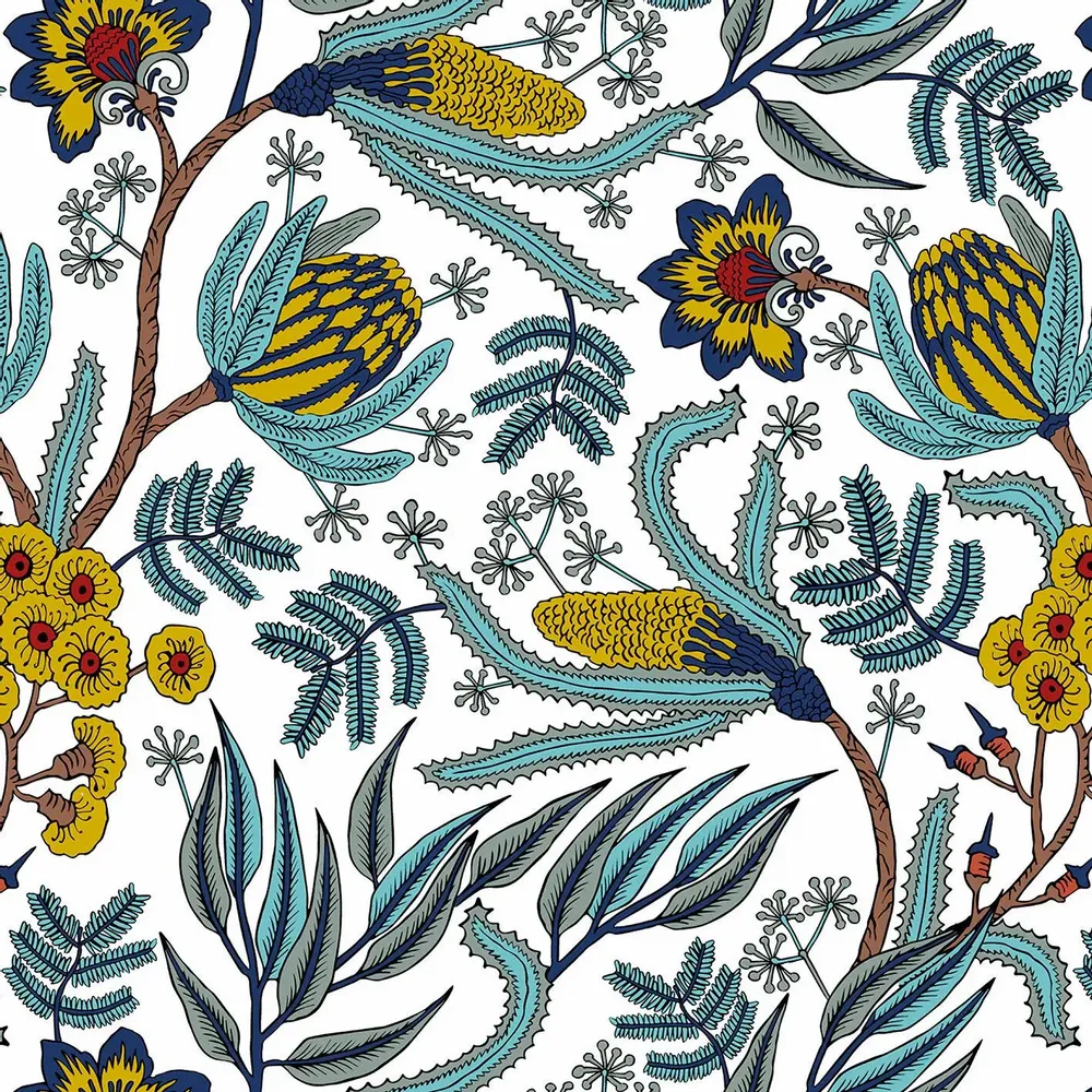 Tapisseries - Papier peint panoramique Royal Indi - LE PAPIERS DE NINON