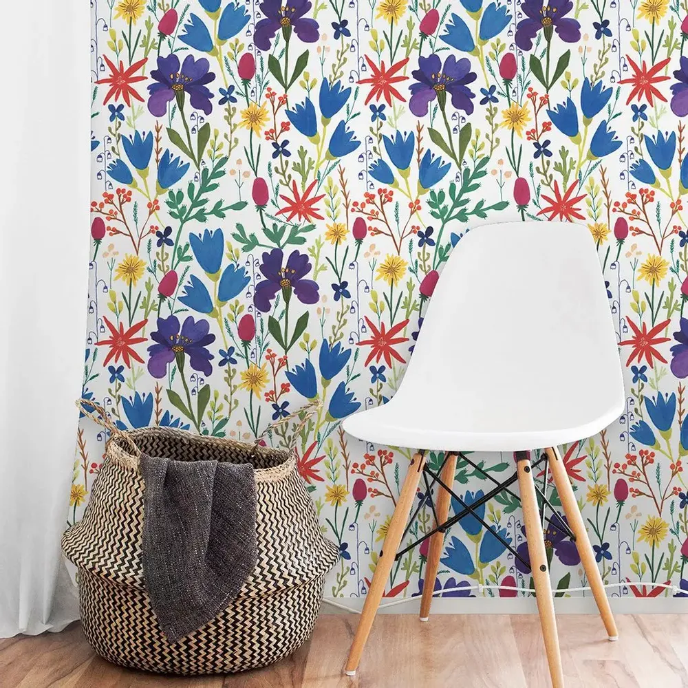 Tapisseries - Papier peint panoramique Pretty Prairie - LE PAPIERS DE NINON