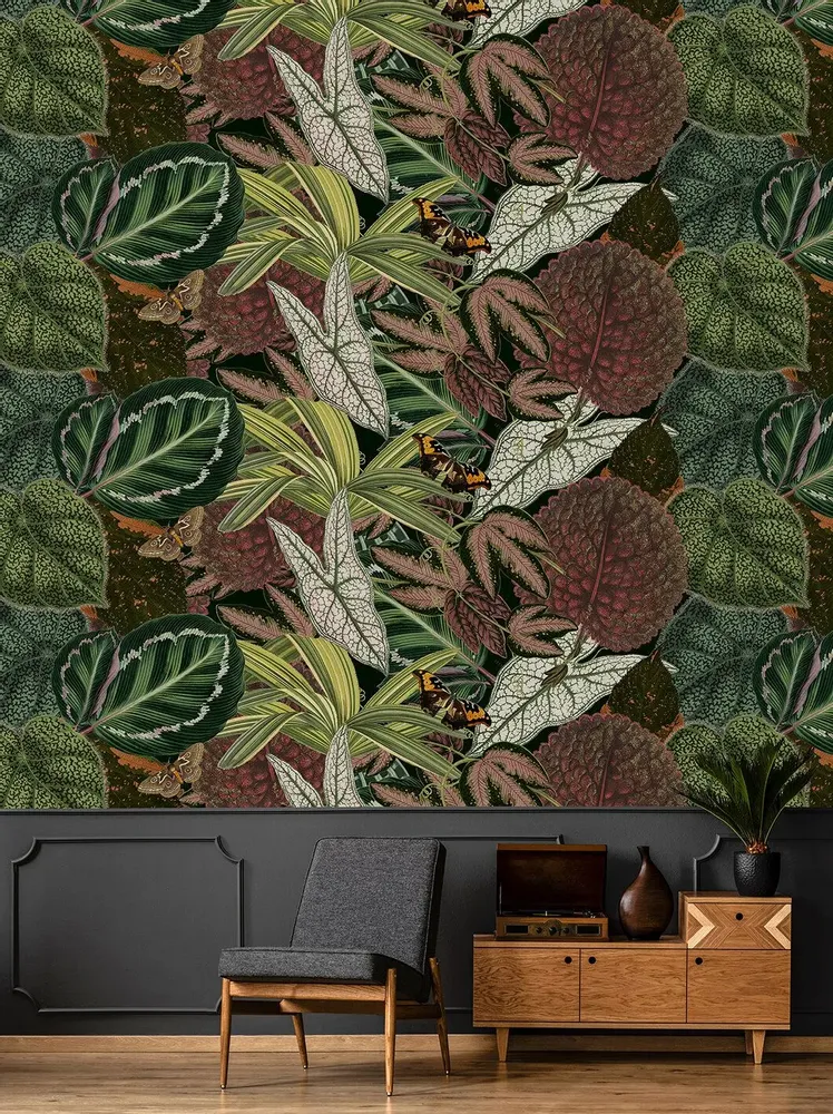 Tapisseries - Papier peint panoramique La Main Verte - LE PAPIERS DE NINON