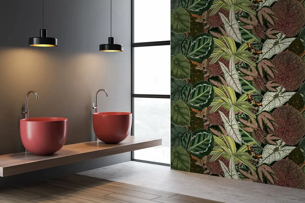 Tapisseries - Papier peint panoramique La Main Verte - LE PAPIERS DE NINON