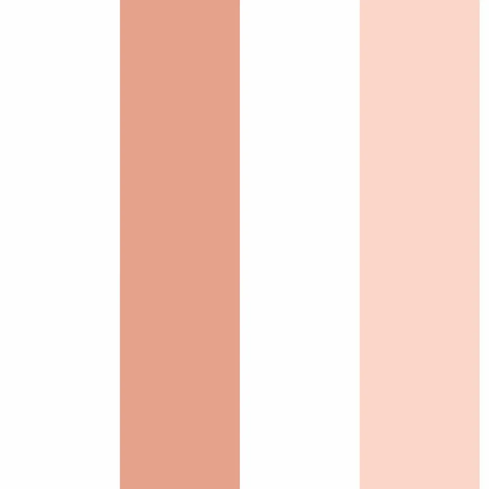 Tapestries - Majestic Stripes Red Sandstone Panoramic Wallpaper - LE PAPIERS DE NINON