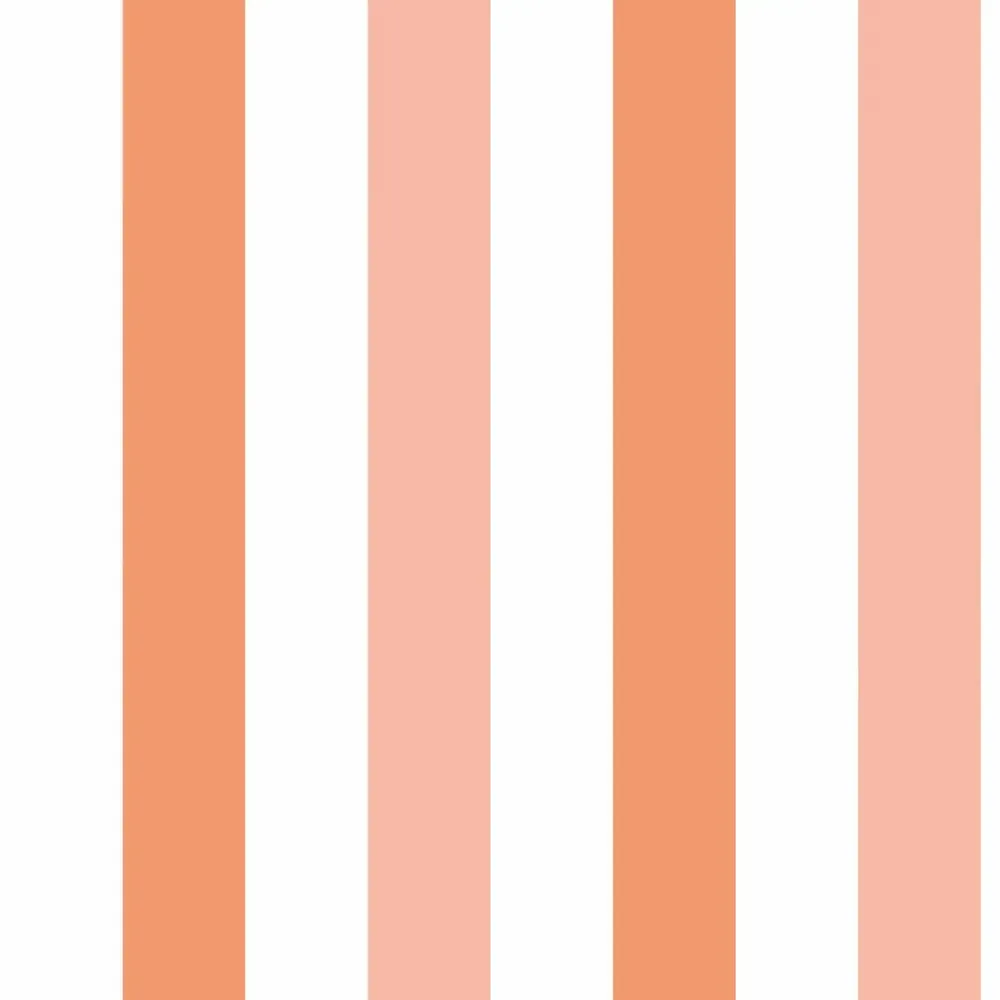 Tapisseries - Papier peint à Rayures Alternées - terracotta - LE PAPIERS DE NINON
