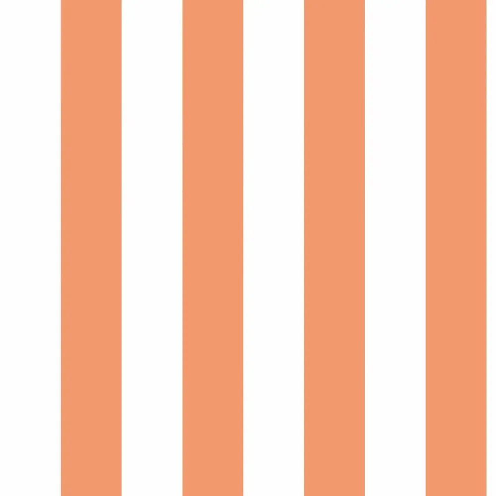 Tapestries - Panoramic Wallpaper Terracotta Harmony Stripes - LE PAPIERS DE NINON